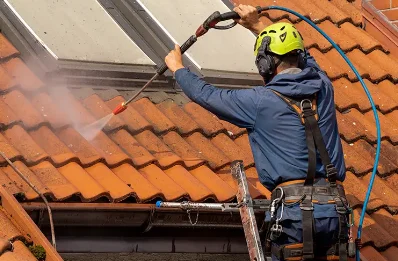 Démoussage et hydrofuge de toiture à Joux